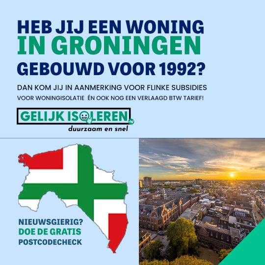 subsidie isolatie groningen